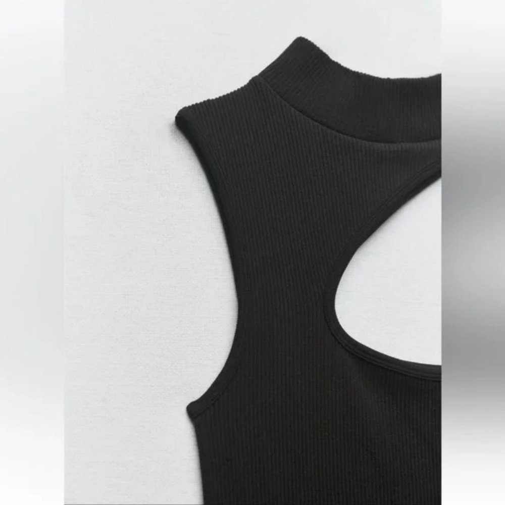 ZARA CUT OUT LONG JUMPSUIT - Picture 6 of 7